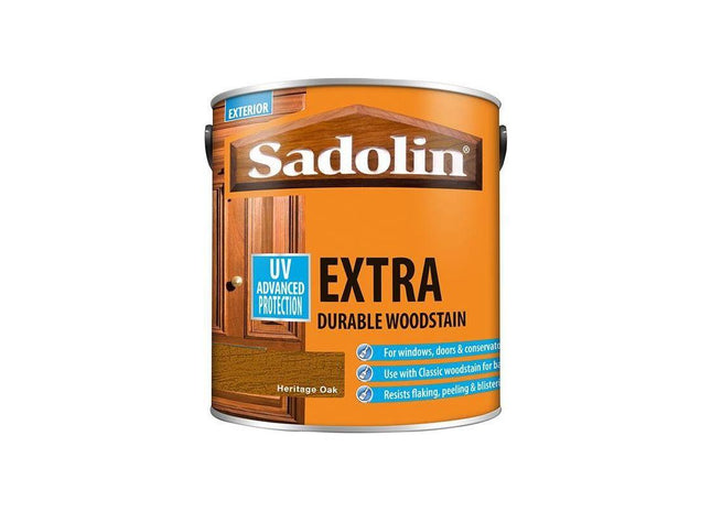 Sadolin Extra Durable Woodstain Heritage Oak 2.5 litre Sadolin - RockBottom Nothampton