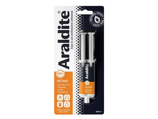 Araldite Instant Epoxy Syringe 24ml Araldite� - RockBottom Northampton 