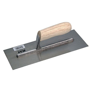 R.S.T. Plasterer's Finishing Trowel Grade B Banana Wooden Handle 11 x 4.1/2in R.S.T. - RockBottom Nothampton