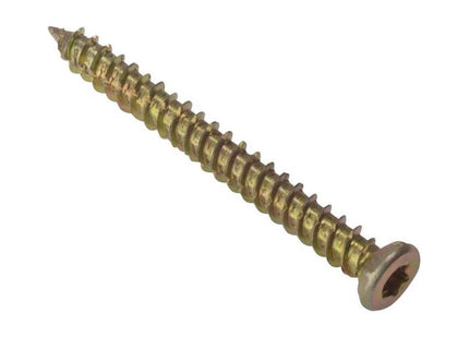 Forgefix Concrete Frame Screw ZYP 7.5 x 92mm Box 100 ForgeFix - RockBottom Northampton