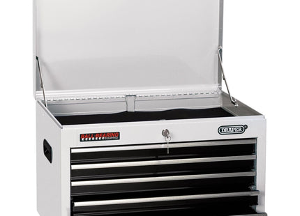 Draper Tool Chest, 5 Drawer, 26", White 35738 Draper - Town Tools 