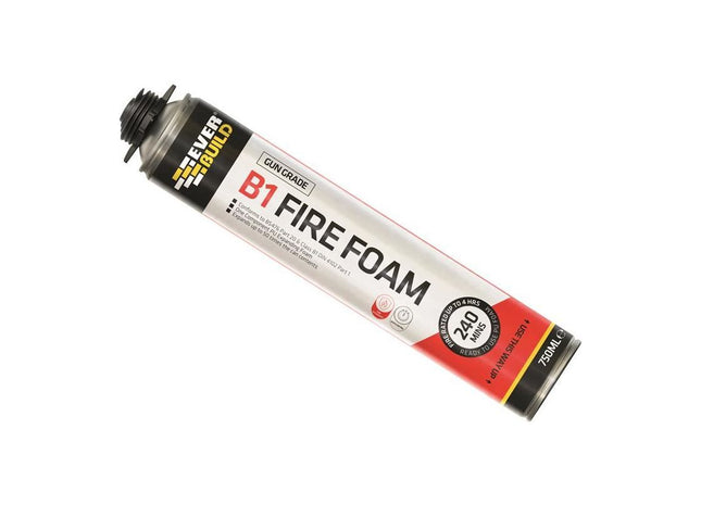 Everbuild Sika Fire Foam B1 Gun Grade Aerosol 750ml Everbuild Sika - RockBottom Northamptin
