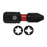 Forgefix ForgeFast Pozidriv Compatible Impact Bit PZ1 x 25mm (Card 2) ForgeFix - RockBottom Northampton