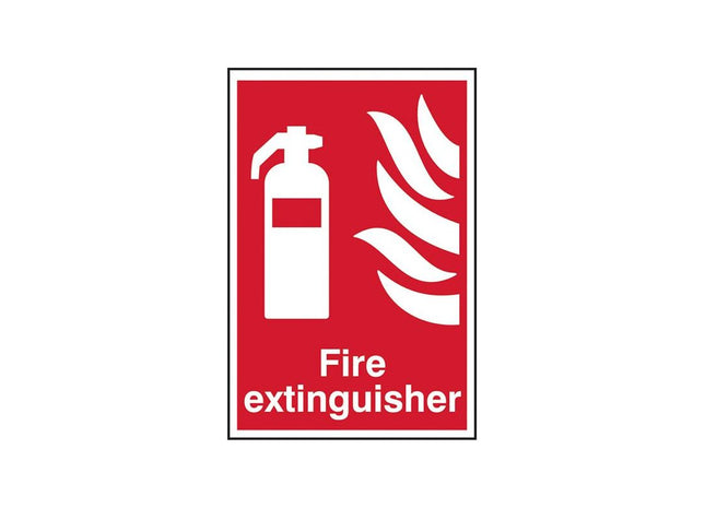 Scan Fire Extinguisher - PVC Sign 200 x 300mm Scan - RockBottom Nothampton