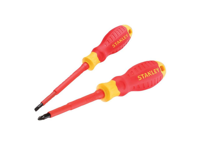 Stanley® Hand Tools FatMax® VDE Insulated Screwdriver Set, 2 Piece STANLEY® Hand Tools - RockBottom Nothampton