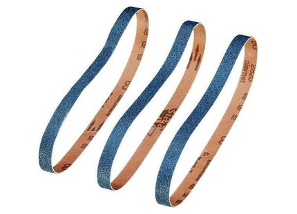 Irwin® Powerfile Zirconium Sanding Belt 13 x 455mm 60G (Pack 3) IRWIN® - RockBottom Northampton