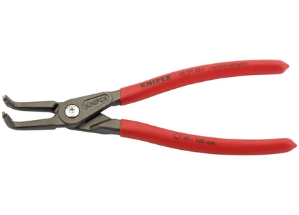 Draper Knipex 48 21 J31 90&deg; Internal Straight Tip Circlip Pliers, 40 - 100mm Draper - Town Tools 