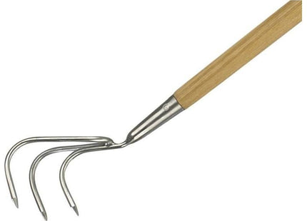 Kent & Stowe Stainless Steel Long Handled 3-Prong Cultivator, FSC® Kent & Stowe - RockBottom Northampton