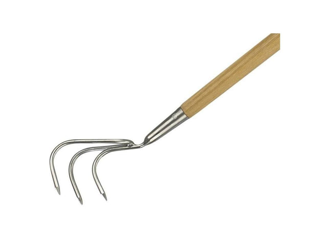 Kent & Stowe Stainless Steel Long Handled 3-Prong Cultivator, FSC® Kent & Stowe - RockBottom Northampton