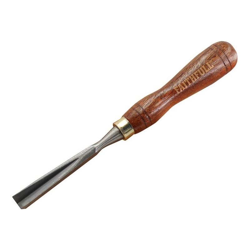 Faithfull V-Straight Part Carving Chisel 12.7mm (1/2in) Faithfull - RockBottom Northampton