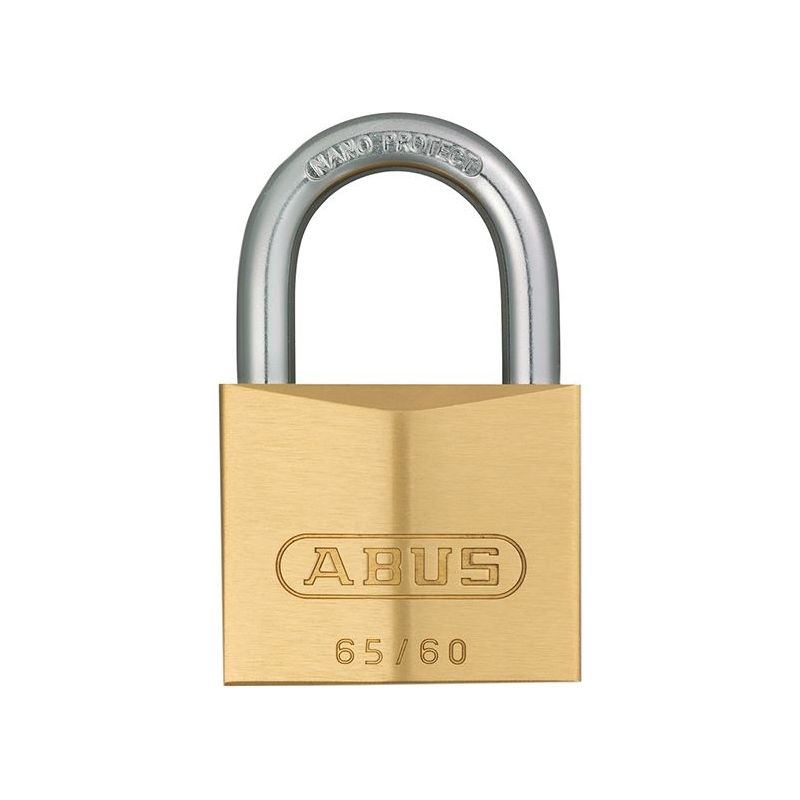 Abus Mechanical 65/60mm Brass Padlock Keyed Alike 6603 ABUS Mechanical - RockBottom Northampton 