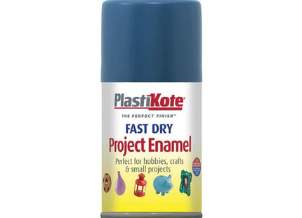 Plastikote Fast Dry Enamel Aerosol Harbour Blue 100ml PlastiKote - RockBottom Nothampton