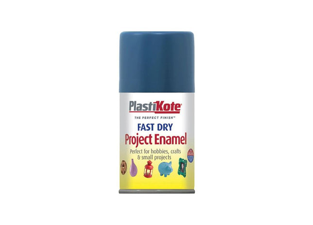 Plastikote Fast Dry Enamel Aerosol Harbour Blue 100ml PlastiKote - RockBottom Nothampton
