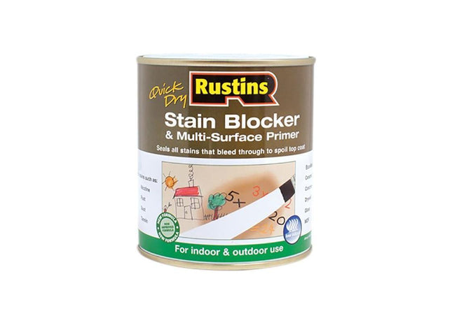 Rustins Quick Dry Stain Block & Multi Surface Primer 250ml Rustins - RockBottom Nothampton
