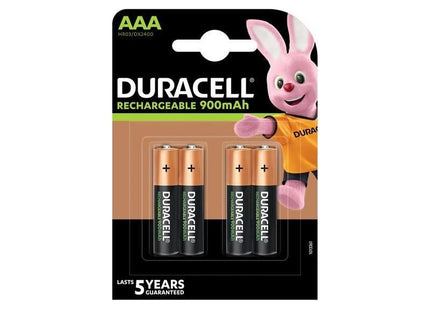 Duracell AAA Cell 900Mah Rechargeable Batteries (Pack 4) Duracell - RockBottom Northampton