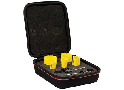 Starrett KDC05021 Deep Cut Bi-Metal Electrician's Holesaw Kit, 7 Piece Starrett - RockBottom Nothampton