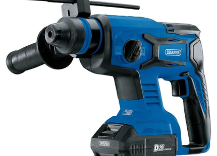 Draper D20 20V Brushless SDS+ Rotary Hammer Drill, 2 x 2.0Ah Batteries, 1 x Char Draper - Town Tools 