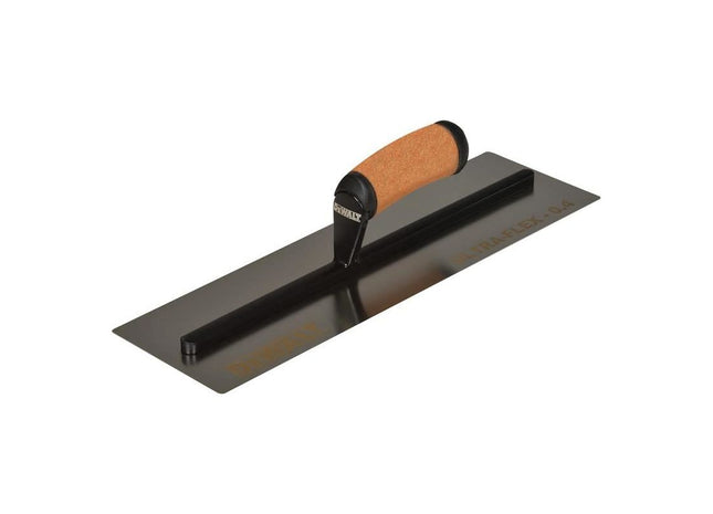 Dewalt Drywall 0.4mm FLEX Stainless Steel Flat Trowel, Leather Handle 16in DEWALT Drywall - RockBottom Northampton