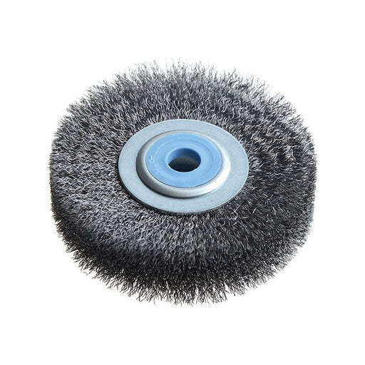 Lessmann Wheel Brush D80mm x W18-20 x 10 Bore Steel Wire 0.20 Lessmann - RockBottom Northampton