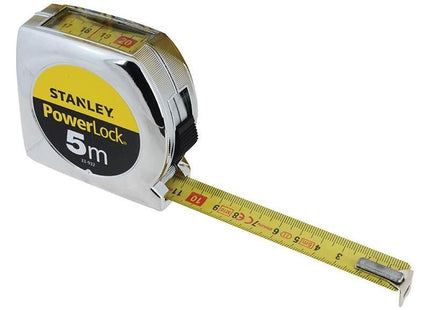 Stanley® Hand Tools PowerLock® Top Reader Tape 5m (Width 19mm) STANLEY® Hand Tools - RockBottom Nothampton