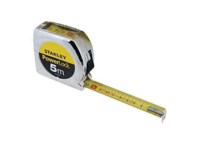 Stanley® Hand Tools PowerLock® Top Reader Tape 5m (Width 19mm) STANLEY® Hand Tools - RockBottom Nothampton