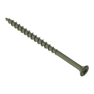 Forgefix Decking Screw Pozi Compatible ST Green Anti-Corrosion 4.5 x 60mm Tub 1000 ForgeFix - RockBottom Northampton