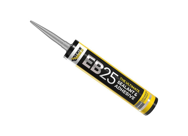Everbuild Sika EB25 Hybrid Sealant Adhesive Anthracite 300ml Everbuild Sika - RockBottom Northamptin