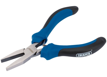 Draper Soft Grip Flat Nose Mini Pliers, 115mm Draper - Town Tools
