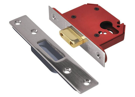 Union StrongBOLT 21EU EUS-SS-2.5 Euro Deadlock Stainless Steel 68mm 2.5in UNION - RockBottom Northampton