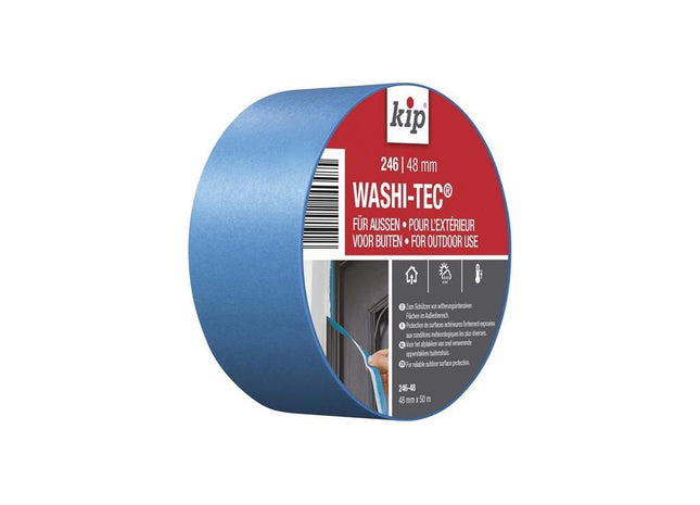 Kip® 246 Premium Outdoor WASHI-TEC® Masking Tape 48mm x 50m KIP® - RockBottom Northampton