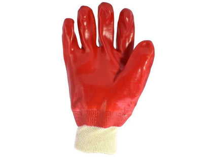 Scan PVC Knitwrist Gloves - L (Size 9) Scan - RockBottom Nothampton