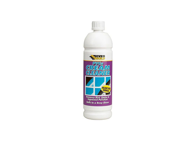 Everbuild Sika PVCu Cream Cleaner 1L Everbuild Sika - RockBottom Northamptin