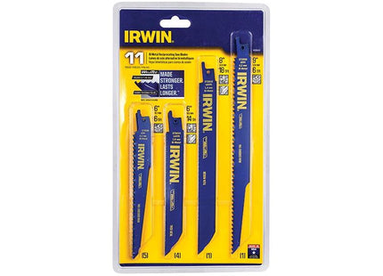 Irwin® Bi-Metal Reciprocating Blade Set, 11 Piece IRWIN® - RockBottom Northampton