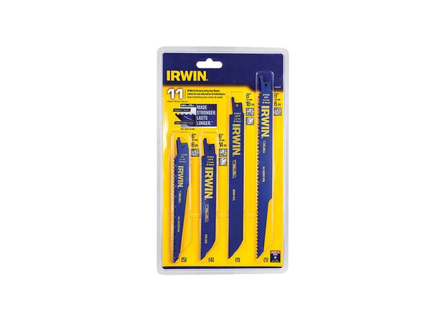 Irwin® Bi-Metal Reciprocating Blade Set, 11 Piece IRWIN® - RockBottom Northampton