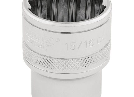 Draper HI-TORQ 12 Point Socket, 1/2" Sq. Dr., 15/16" 33724 Draper - Town Tools 
