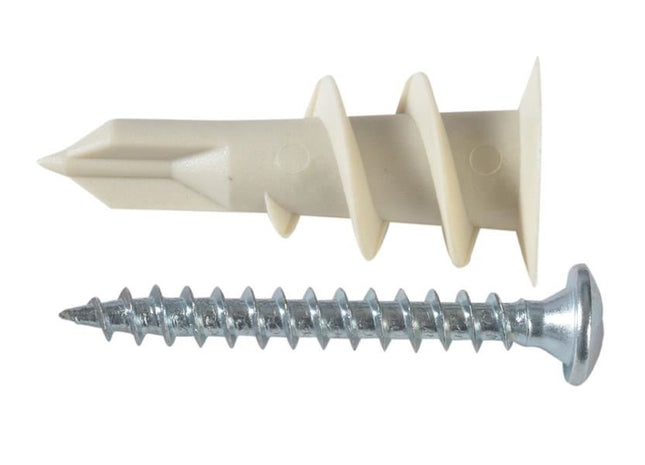 ForgeFix Nylon Plasterboard Fixing 4.5 x 35mm ForgePack 6 ForgeFix - RockBottom Northampton