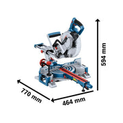 Bosch GCM 18V-216 D Professional BITURBO Mitre Saw 18V Bare Unit Bosch - RockBottom Northampton