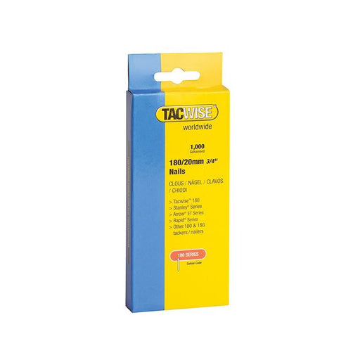 Tacwise 180 18 Gauge 40mm Nails (Pack 1000) Tacwise - RockBottom Northampton