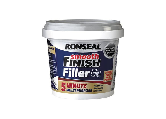 Ronseal 5 Minute Multipurpose Smooth Finish Filler Tub 290ml Ronseal - RockBottom Nothampton