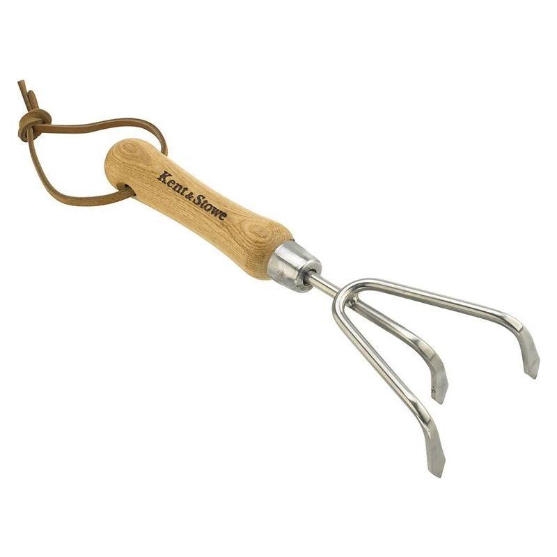 Kent & Stowe Stainless Steel Hand 3-Prong Cultivator, FSC® Kent & Stowe - RockBottom Northampton