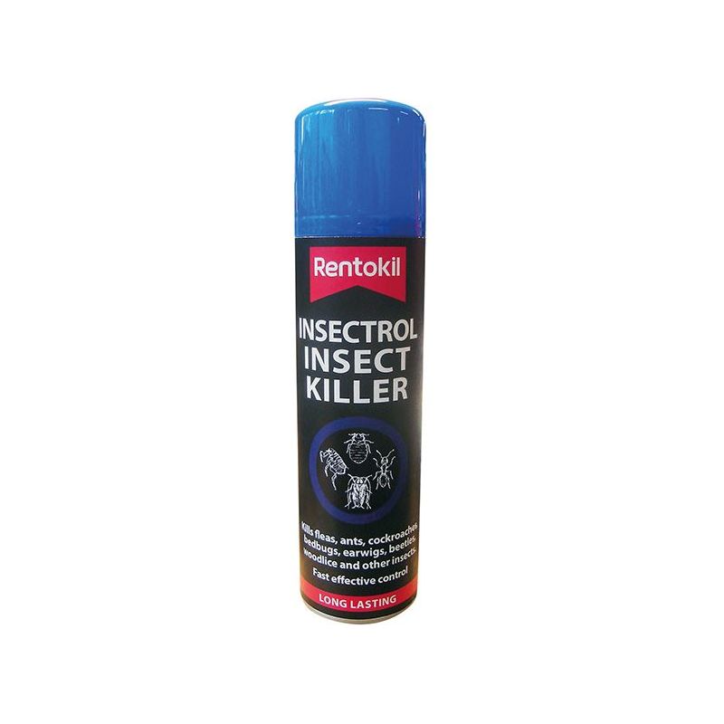 Rentokil Insectrol - Insect Killer Spray Aerosol 250ml Rentokil - RockBottom Nothampton