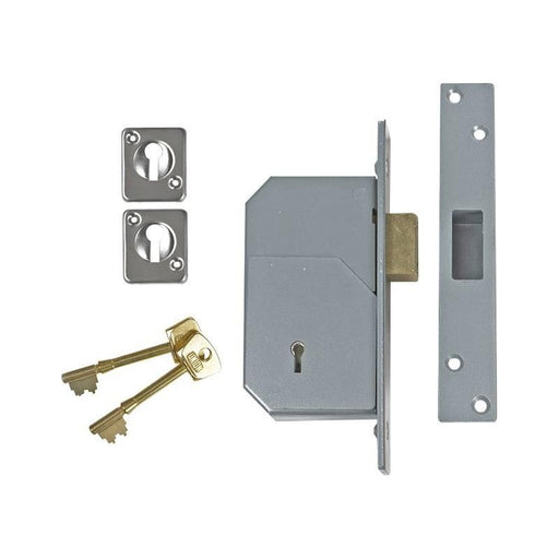 Union 3G110 C Series 5 Detainer Deadlock 73mm Satin Chrome UNION - RockBottom Northampton