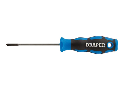 Draper Soft Grip PZ TYPE Screwdriver, No.0 x 75mm Draper - Town Tools