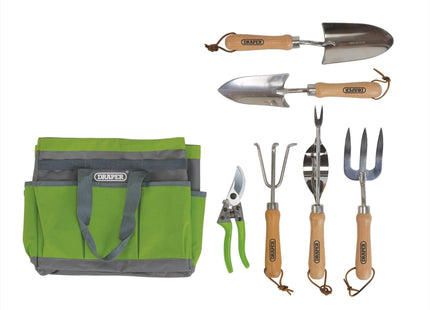Draper Stainless Steel Garden Tool Set with Storage Bag (8 Piece) 08997 Draper - Town Tools 