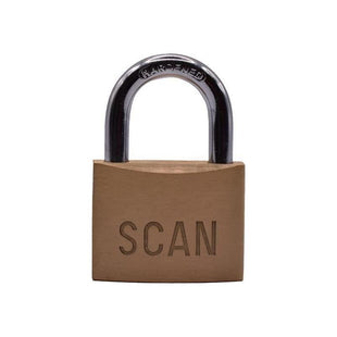 Scan Brass Padlock 50mm Scan - RockBottom Nothampton