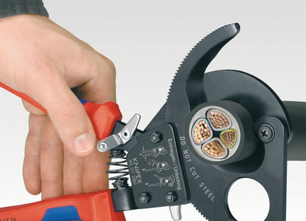 Draper Knipex 95 31 280 Ratchet Action Cable Cutter, 280mm 18557 Draper - Town Tools 