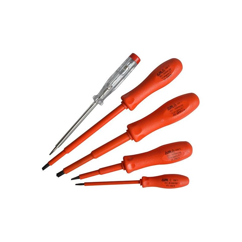 Itl Insulated Insulated Screwdriver Set, 5 Piece ITL Insulated - RockBottom Northampton