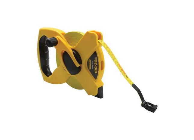 Stanley® Hand Tools Open Reel Fibreglass Tape 30m/100ft (Width 13mm) STANLEY® Hand Tools - RockBottom Nothampton