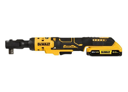 Dewalt Power Tools DCF512D1 XR 1/2in Open Head Ratchet 18V 1 x 2.0Ah Li-ion DeWALT Power Tools - RockBottom Northampton