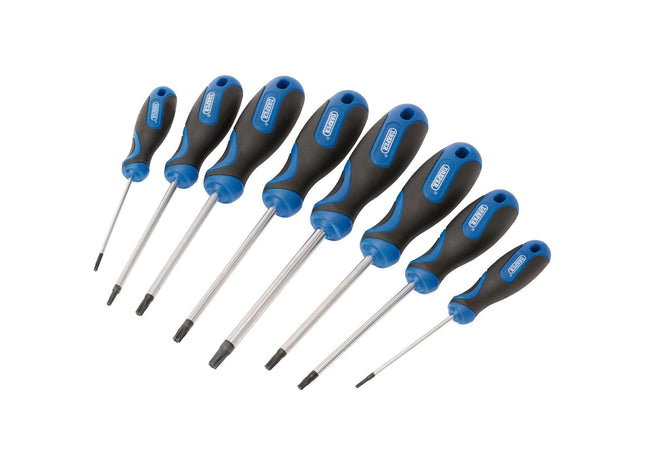 Draper TX-STAR and Draper TX-STAR Security Soft Grip Screwdriver Set (8 Piece) Draper - Town Tools 
